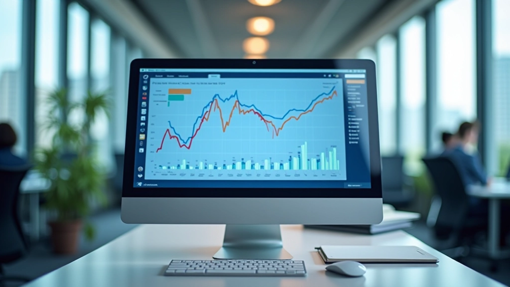 Financial dashboard showing bond yield curves and maturity dates plotted on a modern computer monitor