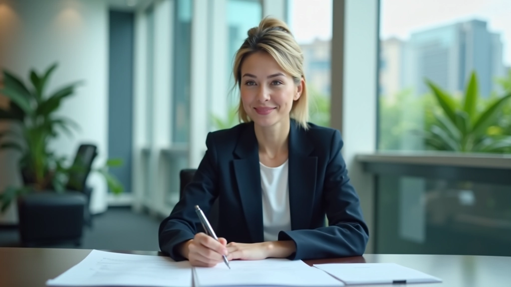 Professional economist or financial analyst reviewing credit rating reports at desk with documents and analysis notes